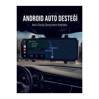 Dokunmatik Ayna Carplay Araç Kamera Ekranı Ön Arka Kayıt Destekli