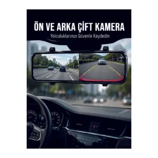 Ayna Carplay Dokunmatik Araç Multimedya Ekranı Ön Arka Kameralı