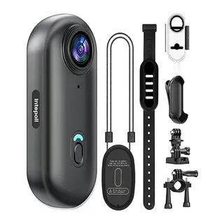 Mini WIFI Aksiyon Kamerası 1080P Taşınabilir Vücut Kamerası Giyilebilir Video Kaydedici IPX7 Su Geçirmez