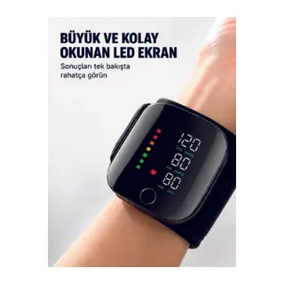 Taşınabilir Şarjlı Bilekten Tansiyon Ölçer Pratik Kullanım