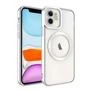 Apple iPhone 11 Kılıf Kross Magneticsafe Kapak - Gümüş