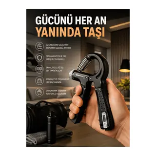 Portatif Ayarlanabilir El Yayı Sayaçlı Dayanıklı Çelik Yay Yeni Nesil