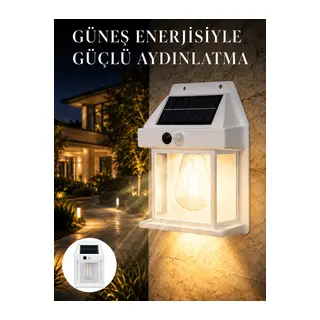 Sensörlü Solar Led Dış Duvar Aydınlatma Yeni Nesil