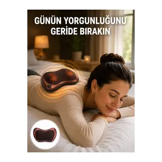 Taşınabilir Yoğurma Masaj Cihazı Boyun Bel Sırt Ayak Yeni Nesil