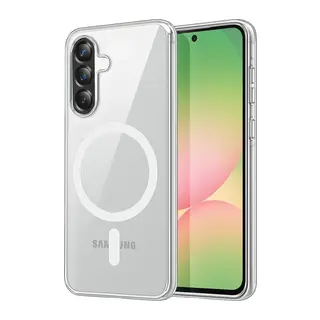 Samsung Galaxy A27 5G Combo Sert Şeffaf Magsafe Kapak - Şeffaf