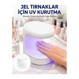 Kalıcı Oje Kurutucu UV Led Teknolojisi Taşınabilir Mini Tırnak Kurutucu Yeni Nesil