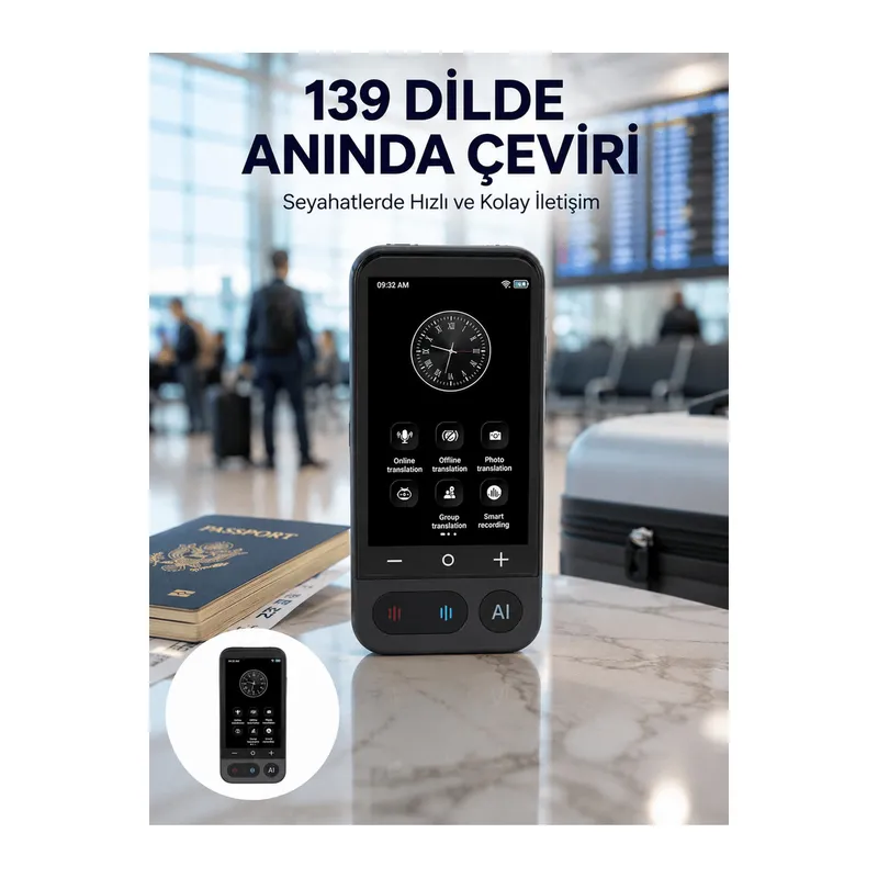 Fotoğraf Tanıma ve Konuşma Çevirili Akıllı Tercüman Yeni Nesil