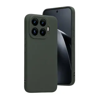 Xiaomi Mi 17T Nano içi Kadife Silikon - Koyu Yeşil