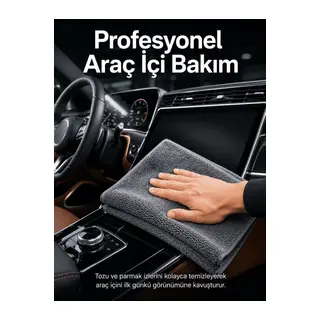 Profesyonel Mikrofiber Araç Kurulama Bezi Çizmez İz Bırakmaz Oto Detay Temizlik Bezi