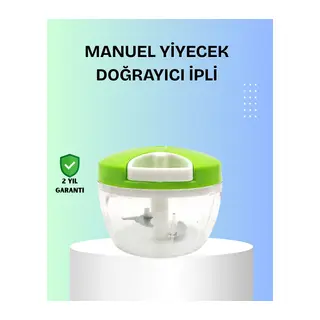 El Tipi Yiyecek Kıyıcı Üç Bıçaklı Pratik Doğrayıcı