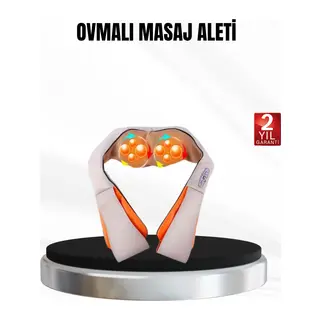 Yoğurmalı Isıtmalı Masaj Aleti – Ev, Ofis ve Araç Kullanımına Uygun, Çok Bölgeli Masaj Sistemi