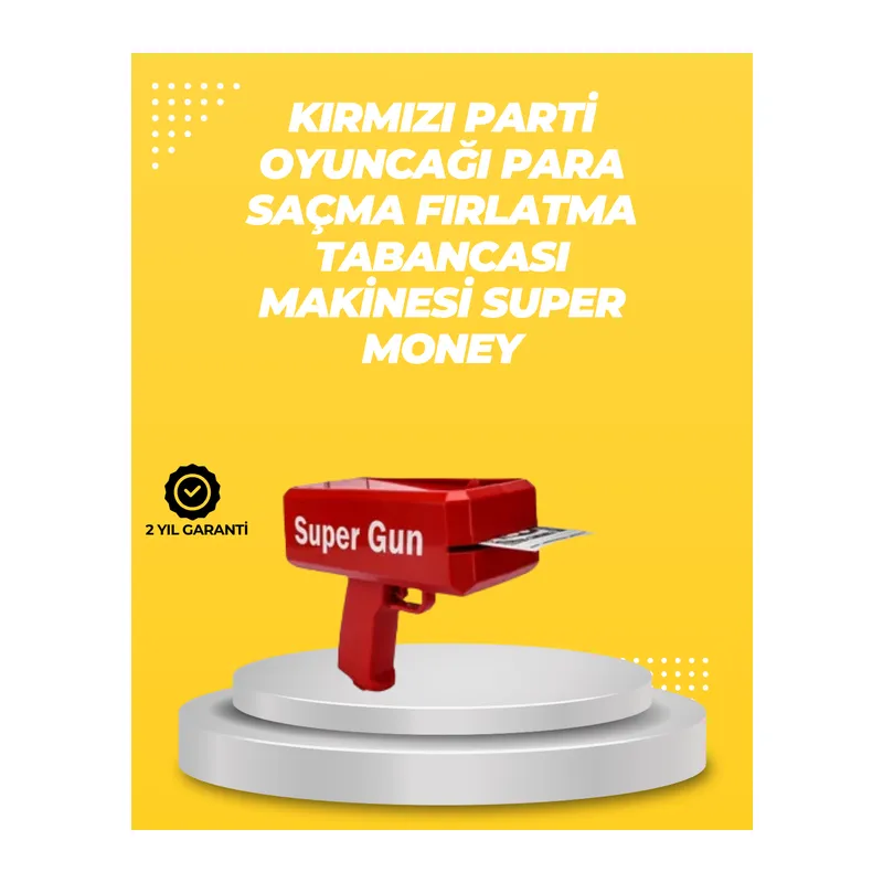 Elektrikli Parti Oyuncağı – Para Atan Tabanca