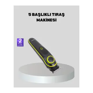 Erkek Bakım Seti – Kablosuz Şarjlı Tıraş Makinesi, Su Geçirmez ve Sessiz Motorlu