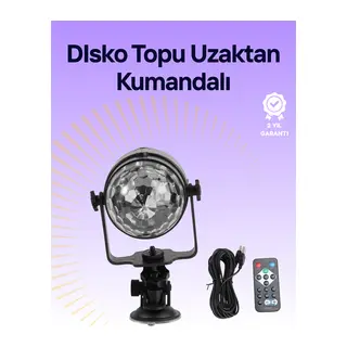 Taşınabilir ve Dayanıklı Plastik Kristal LED Disko Işığı