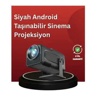 Uzun Ömürlü Lamba ve Dahili Hoparlörlü Ev Sinema Projektörü