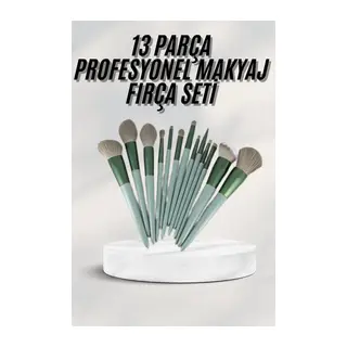 Dayanıklı Makyaj Fırçası Seti 13 Parça Yumuşak Kıllı Fırçalar Allık Fondöten Far Fırçası