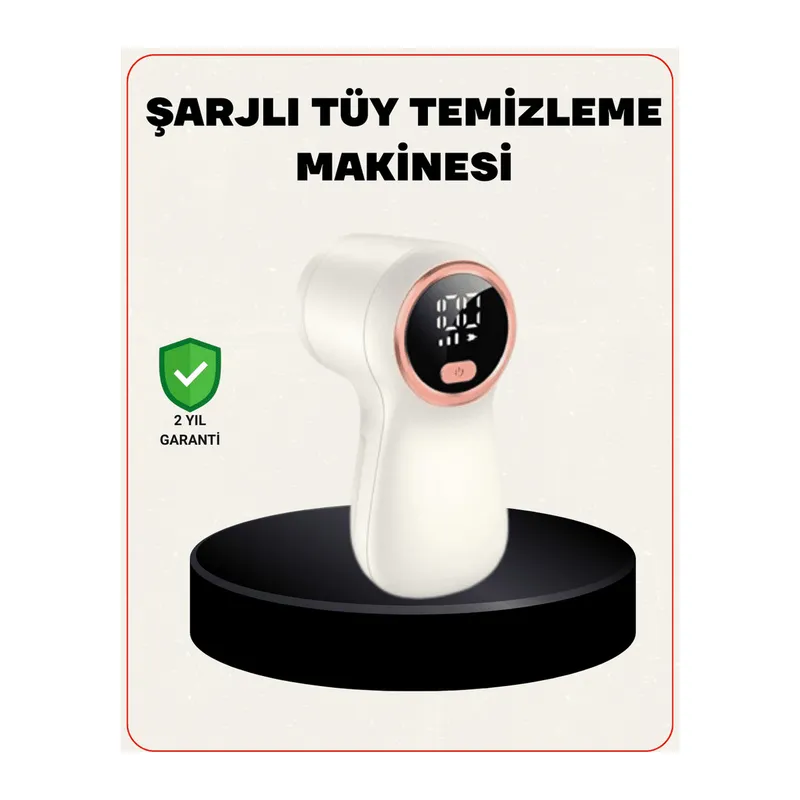 Şarjlı Tüy Temizleyici Paslanmaz Çelik Bıçaklı