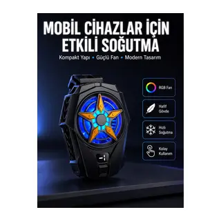 Evrensel Uyumlu Type-C Şarjlı Cep Telefonu Radyatörü Yeni Nesil