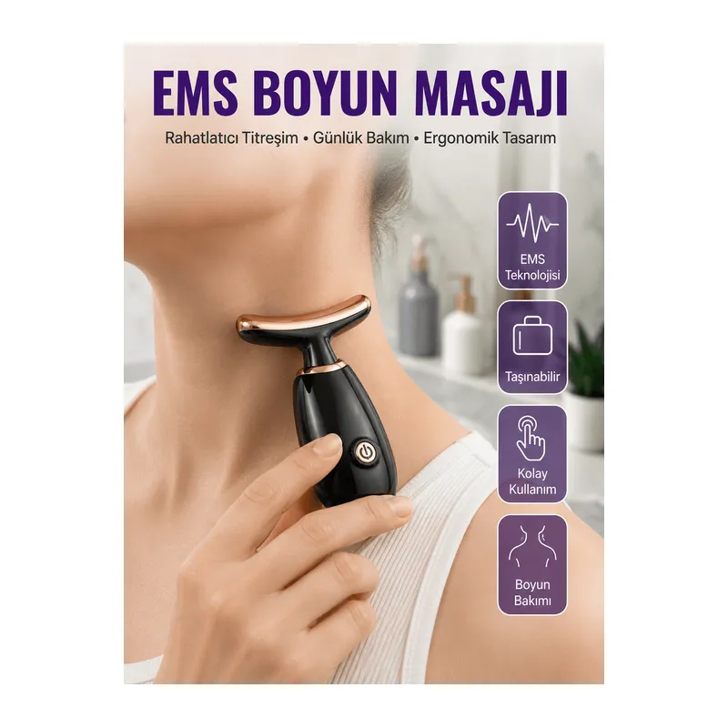 Taşınabilir Şarjlı Kırışıklık Giderici Masaj Aleti Yeni Nesil