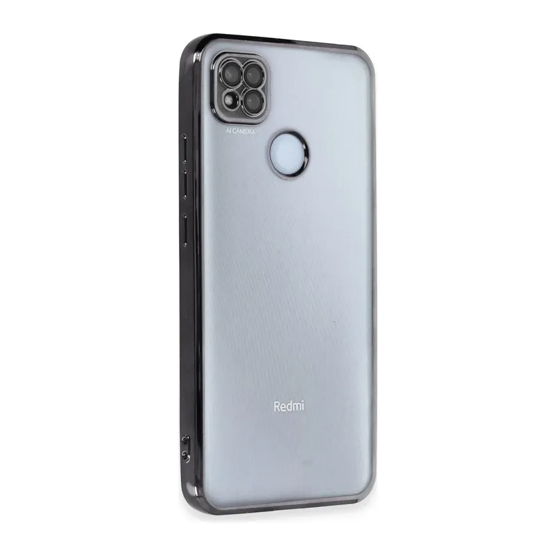 Xiaomi Redmi 9C Kılıf Razer Lensli Silikon - Siyah