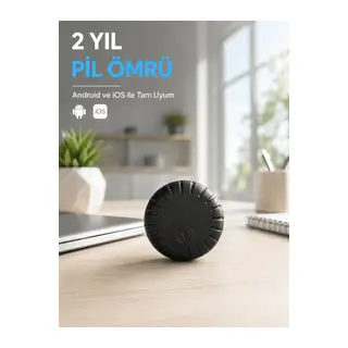Mini GPS Takip Cihazı Android iOS Destekli Çanta Cüzdan Araç ve Valiz Konum Bulucu