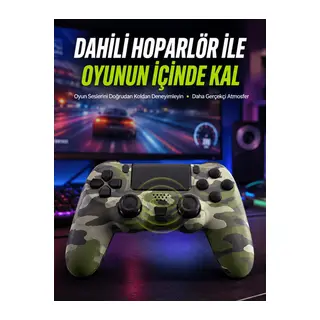 Uzun Pil Ömürlü Oyun Kolu – USB ile Hızlı Şarj Desteği