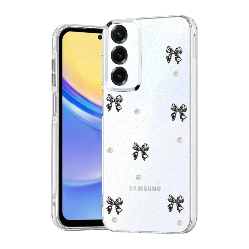 Samsung Galaxy A37 5G Fiyonk Desenli Kapak - Desen 8
