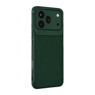 Huawei Honor 600 Pro Auto Focus Karbon Kapak - Koyu Yeşil