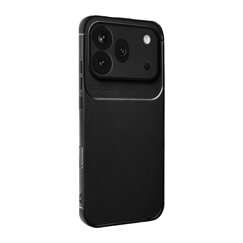 Huawei Honor 600 Pro Auto Focus Karbon Kapak - Siyah
