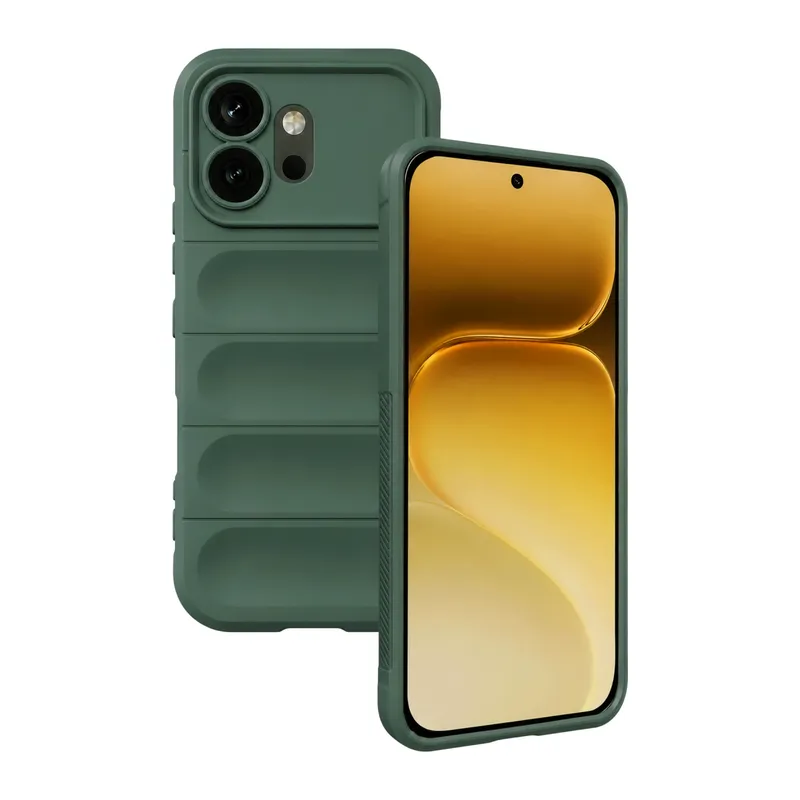 Huawei Honor 600 Optimum Silikon - Koyu Yeşil