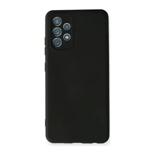 Samsung Galaxy A32 Kılıf Nano içi Kadife Silikon - Siyah