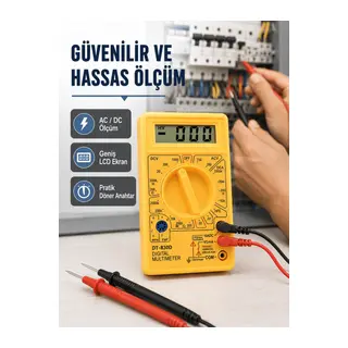 LCD Ekranlı Dijital Ölçü Aleti Ev ve Atölye Kullanımı Yeni Nesil