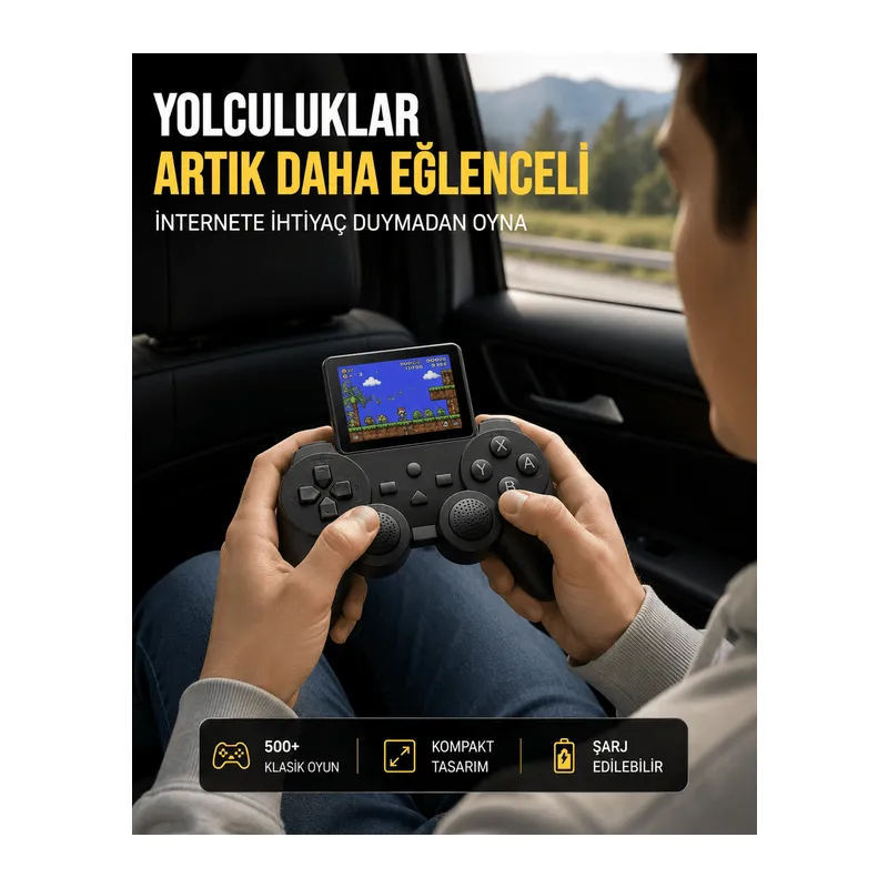 500 Oyun Tek Cihazda! Nostalji ve Eğlence Yanınızda