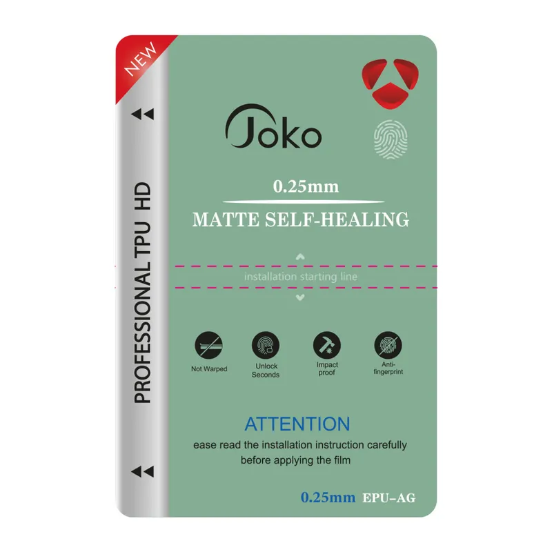 Joko TPU 0.25MM HD Makine Auto Repair Mat Ekran Koruyucu