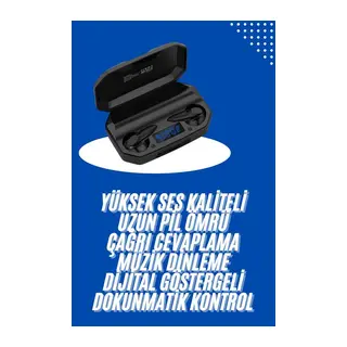 Kulaklık Bluetooth 5.2 Kablosuz Kulakiçi Rgb Işıklı Çift Mikrofonlu