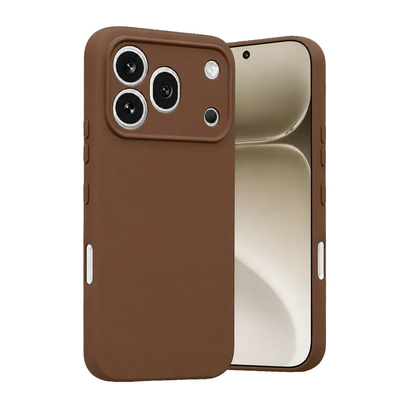 Huawei Honor 600 Pro First Silikon - Kahverengi