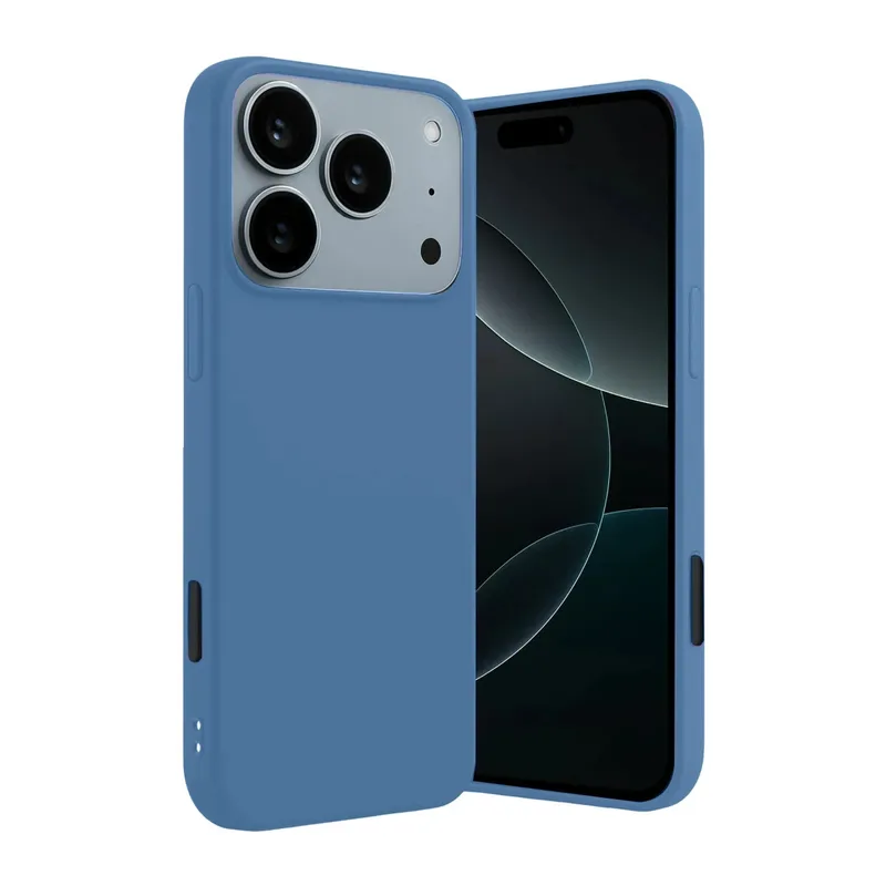Apple iPhone 17 Pro Max/18 Pro Max First Silikon - Mavi