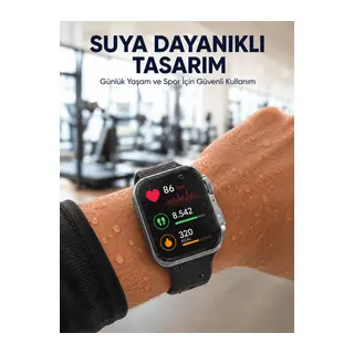 Suya Dayanıklı Akıllı Saat Günlük ve Sportif Kullanıma Uygun Yeni Nesil