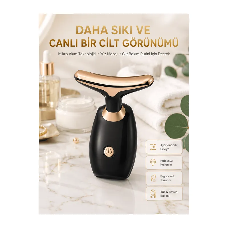 Mikro Akım Teknolojili, Taşınabilir Cilt Bakım Cihazı
