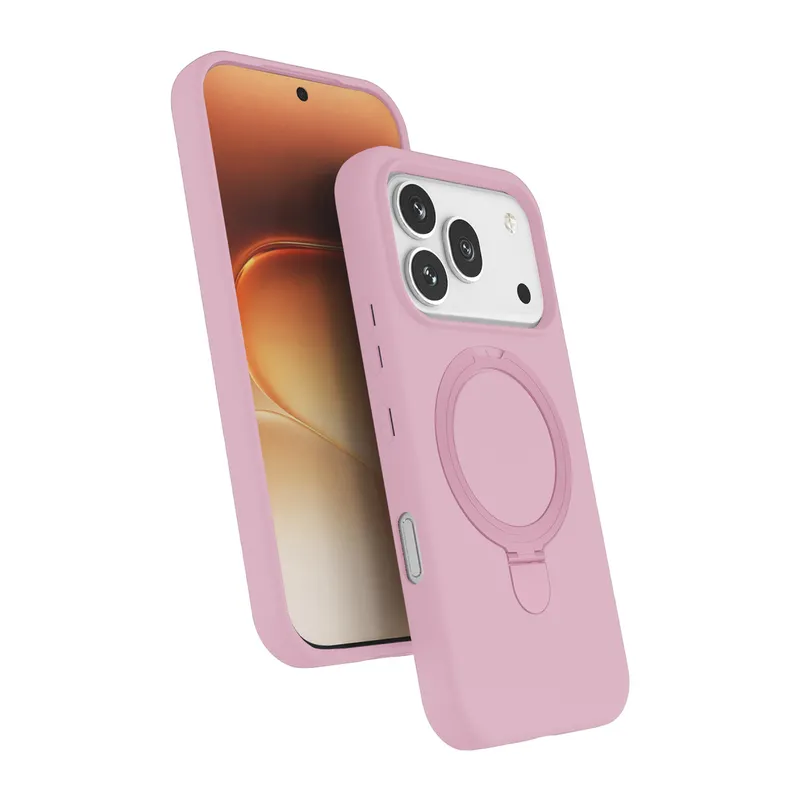 Huawei Honor 600 Regal Magsafe Standlı Kapak - Açık Pembe