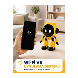 Türkçe Konuşan Yapay Zeka Robotu Çocuklar İçin Eğitici Akıllı Oyun ve Ders Arkadaşı