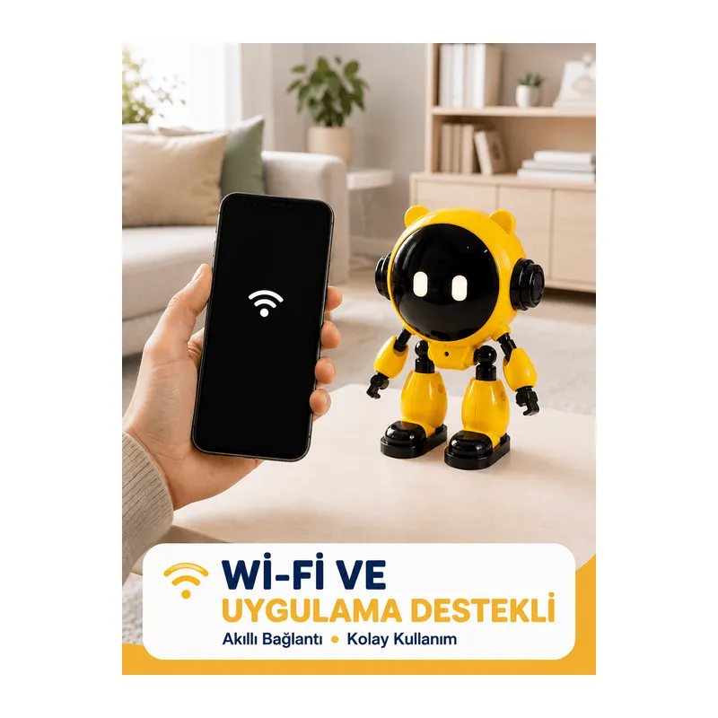 Türkçe Konuşan Yapay Zeka Robotu Çocuklar İçin Eğitici Akıllı Oyun ve Ders Arkadaşı