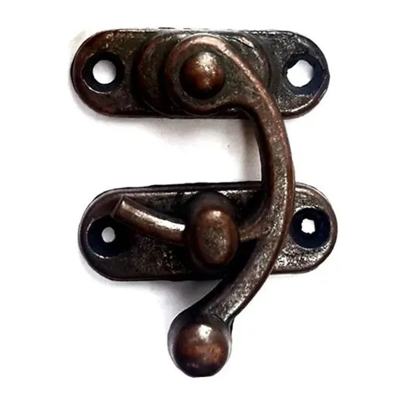 Yay Gözü, Ahşap Kutu Klipsi - Minik 20x24 mm, Antik, 1 Adet