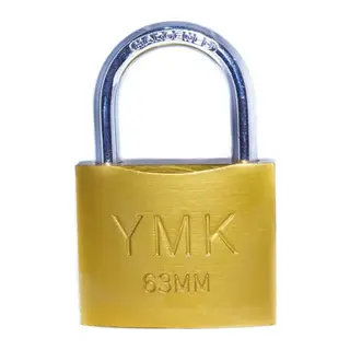 YMK Eko Sarı Boyalı Kısa Kancalı Asma Kilit 25mm