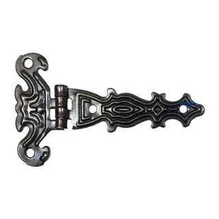 Dekoratif, Sac Tek Kuyruklu Menteşe - 40x68 mm, Küçük, Eskitme, 1 Adet