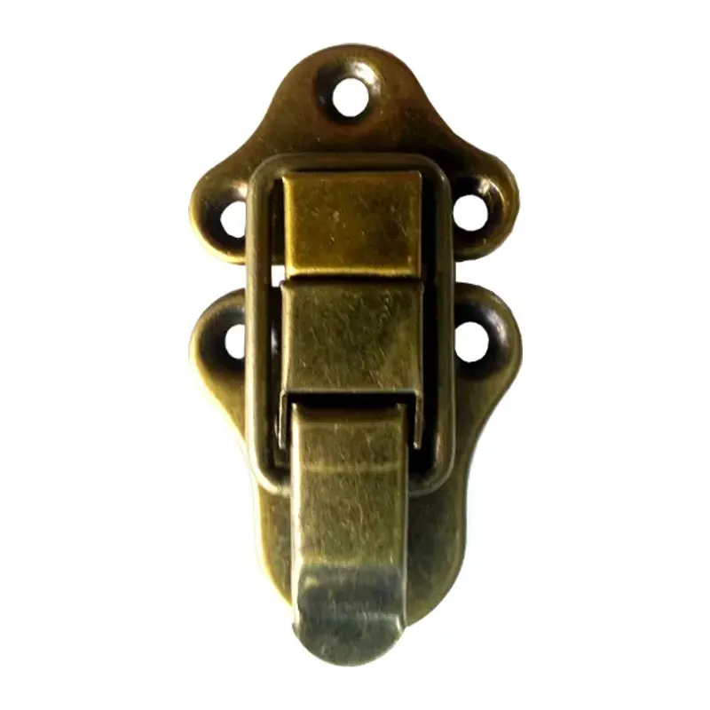Sandık, Kutu Klipsi, Ön Kilidi - 72x40mm, Antik, 100 Adet