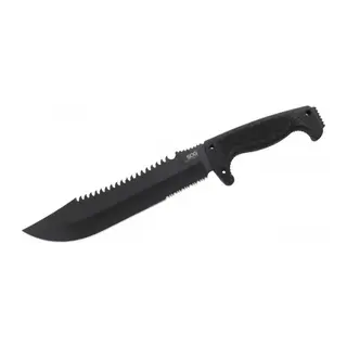 F03T Kamp Tırtıklı Testereli Outdoor Klipsli / Bıçak 39 cm - Kauçuk Saplı