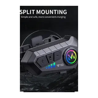 Y10 Kask Kulaklık Bluetooth Motosiklet Kulaklık 5,3 Bluetooth Intercom Motorsiklet Kulaklık