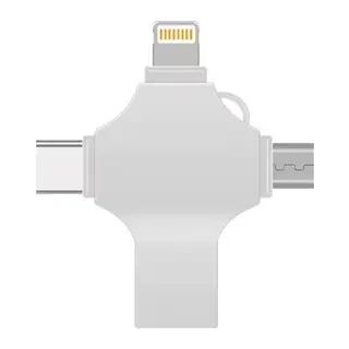 Otg 4in1 Cep Telefonu Çok Fonksiyonlu Usb Flash Bellek 128 gb Type-C, Micro SD ve Kart Okuyucu