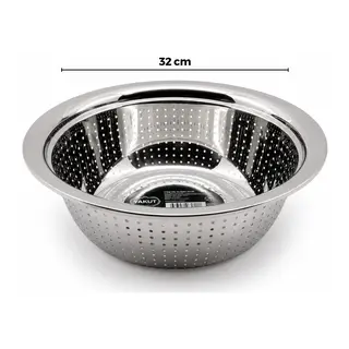 32CM Kulpsuz Paslanmaz Metal Sepet Süzgeç